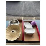 Bundt Pan, Stainless Bowl, Corningware