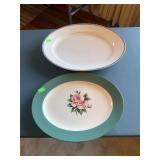 (2) Platters (white one is Bavaria)