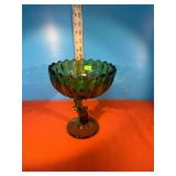 Green Stemware Bowl