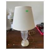 Lamp with a Clear Base