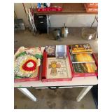 (3) Boxes Doilies and misc