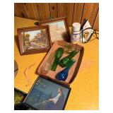 Iron, Bud Vases, Pictures, Spray Starch,etc