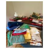 Remnants; Blue Sheet; Childs Corduroy Bibs