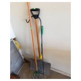 Snow Shovel; Rake; misc