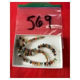 Multicolor Polished Stone Necklace