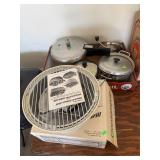 Pots; Pans; Food Mill; Electric Grill