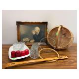 Basket; Picture; Candle; Backscratcher