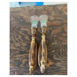 (2) Home Interior-style Candle Sconces