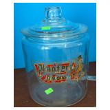 Planters Peanut Decanter --Label in poor condition
