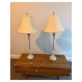 Pair of Lamps (36"Ht)