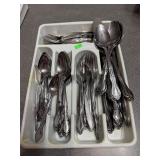 Silverware w/Tray