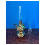 Brass Lamp with extra Chimney