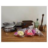 Wooden Box; Cookie Cutters; Canning Packers; misc
