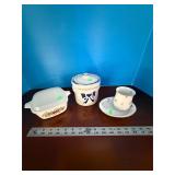 Bathroom Set; Corning ware; Decanter