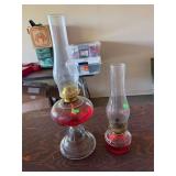 (2) Kerosene Lamps