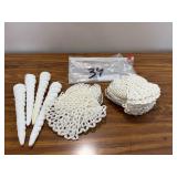 Crocheted Christmas Angel Ornaments (Starched)
