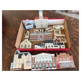 Hand Painted Wooden Buildings