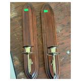 (2) Candle Wall Sconces