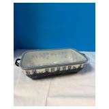 2.5qt Casserole w/lid "Temptations" Floral Lace