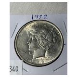1922 Peace Dollar