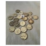(20) Washington Silver Quarters ($5 face value)