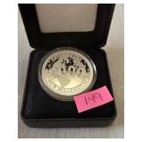 2000 .999 Silver Dollar Entering the new Millenniu