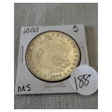 1888 Morgan Silver Dollar. MS.