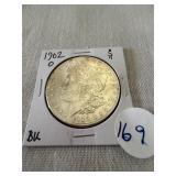 1902-O Morgan Silver Dollar MS62