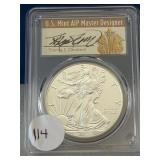 2017 PCGS MS70 Silver Eagle. First Strike