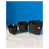 Cast iron "Nesting " Pots