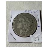1878-CC Morgan Dollar