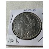 1881-O Morgan Dollar