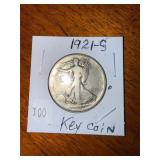 1921-S Walking Liberty (Key Coin)