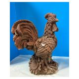 Concrete Rooster Lawn Ornament 19" tall- Heavy!