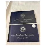 1971 & 1974 Eisenhower UNC Silver Dollars, 40%