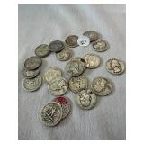 (20) Silver Washington Quarters ($5 face value)