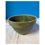 Green Stoneware Bowl (7" dia)