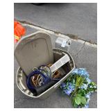 Rope lights, Heater, Tote, misc