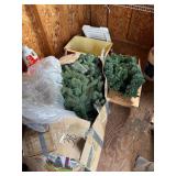 Christmas Tree & Garland, Cooler Lid hinges Broken