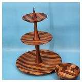 Segmented Wooden Display