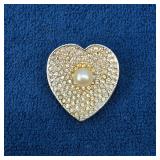 Heart-Shaped Brooch