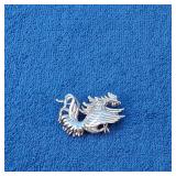 Rooster Brooch