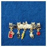 Cat Brooch