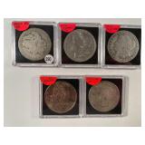 5 SILVER DOLLARS