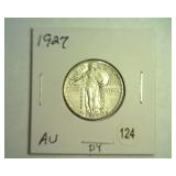 1927 STANDING LIBERTY QUARTER AU