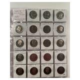 1968-S TO 2008-S PROOF KENNEDY HALFS 43 COINS