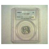 1943-S LINCOLN CENTS PCGS MS67