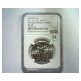 1949 GS 32mm W.K. KELLOGG AIRFIELD MI. NGC MS66