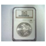 1886 MORGAN SILVER DOLLAR NGC MS 64