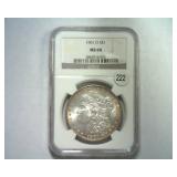 1901-O MORGAN SILVER DOLLAR NGC MS 64
